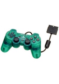 Manette Dualshock 2 Pour PS2 / Playstation 2 Officielle Sony - Verte Transparente